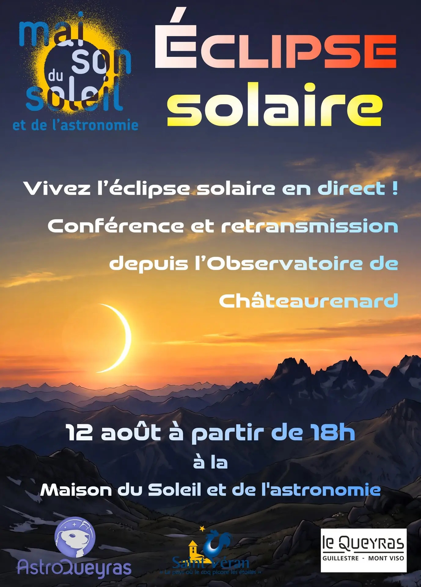affiche eclipse solaire